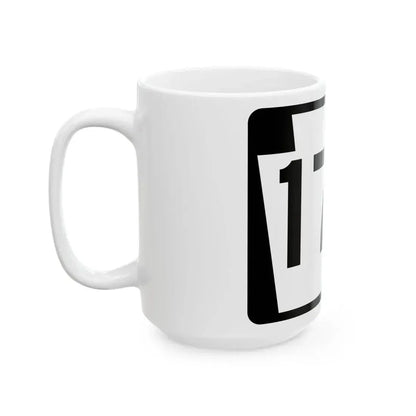 PA-177 (Pennsylvania) (Road Sign) White Coffee Mug - Go Mug Yourself