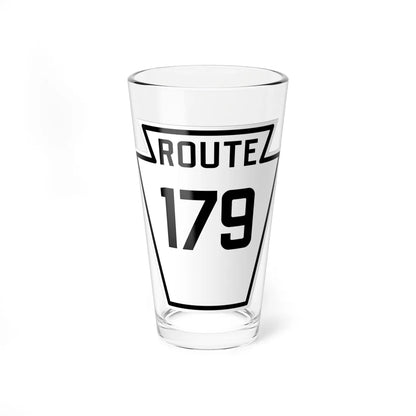 PA-179 1926 (Pennsylvania) (Road Sign) Pint Glass 16oz 16oz - Go Mug Yourself