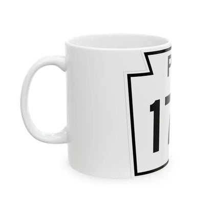 PA-179 1960 (Pennsylvania) (Road Sign) White Coffee Mug - Go Mug Yourself