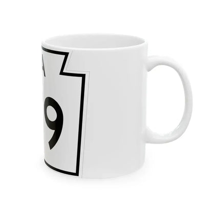 PA-179 1960 (Pennsylvania) (Road Sign) White Coffee Mug - Go Mug Yourself