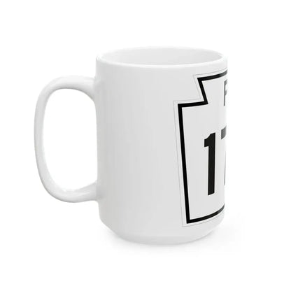 PA-179 1960 (Pennsylvania) (Road Sign) White Coffee Mug - Go Mug Yourself