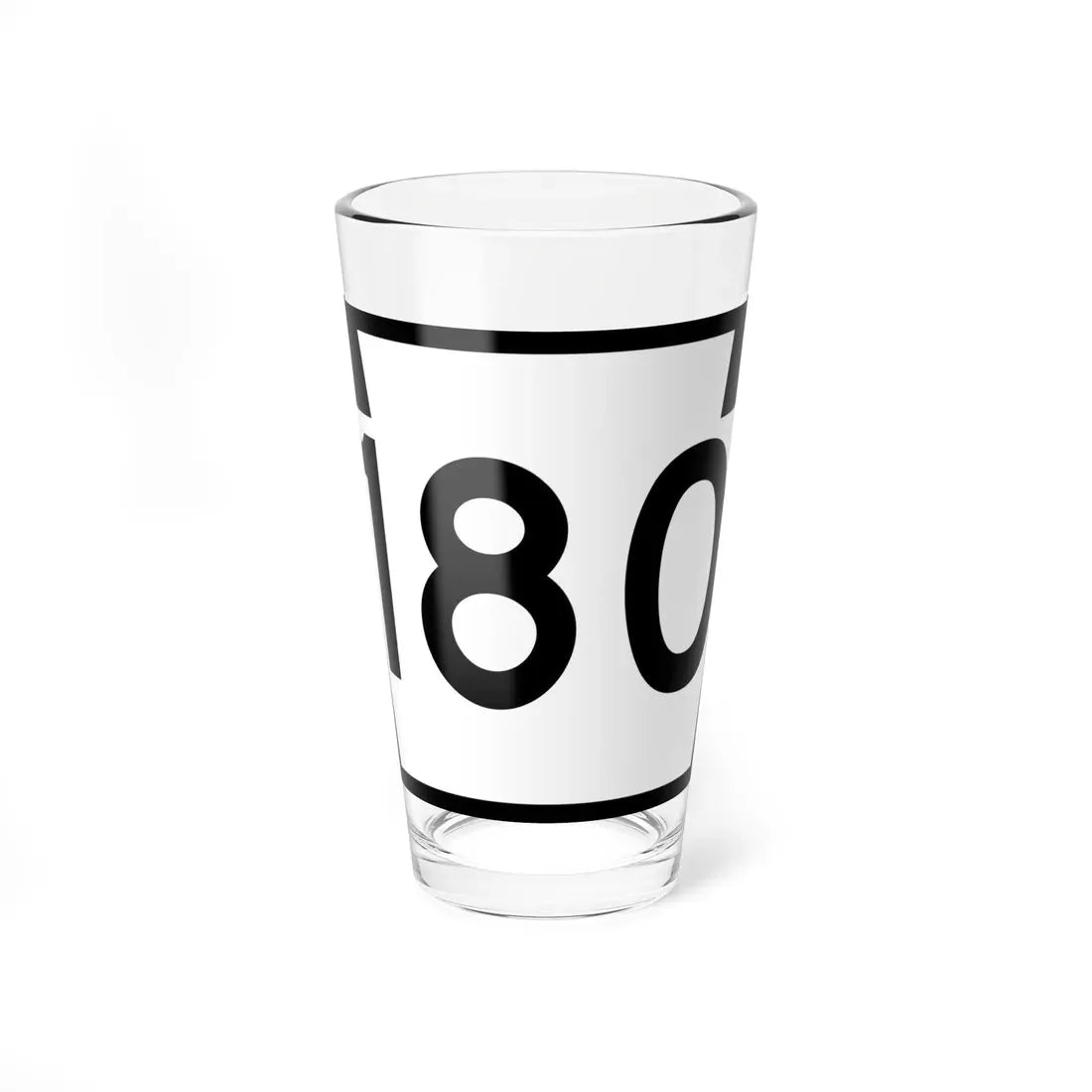 PA-180 (Pennsylvania) (Road Sign) Pint Glass 16oz 16oz - Go Mug Yourself