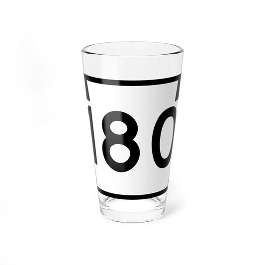 PA-180 (Pennsylvania) (Road Sign) Pint Glass 16oz 16oz - Go Mug Yourself