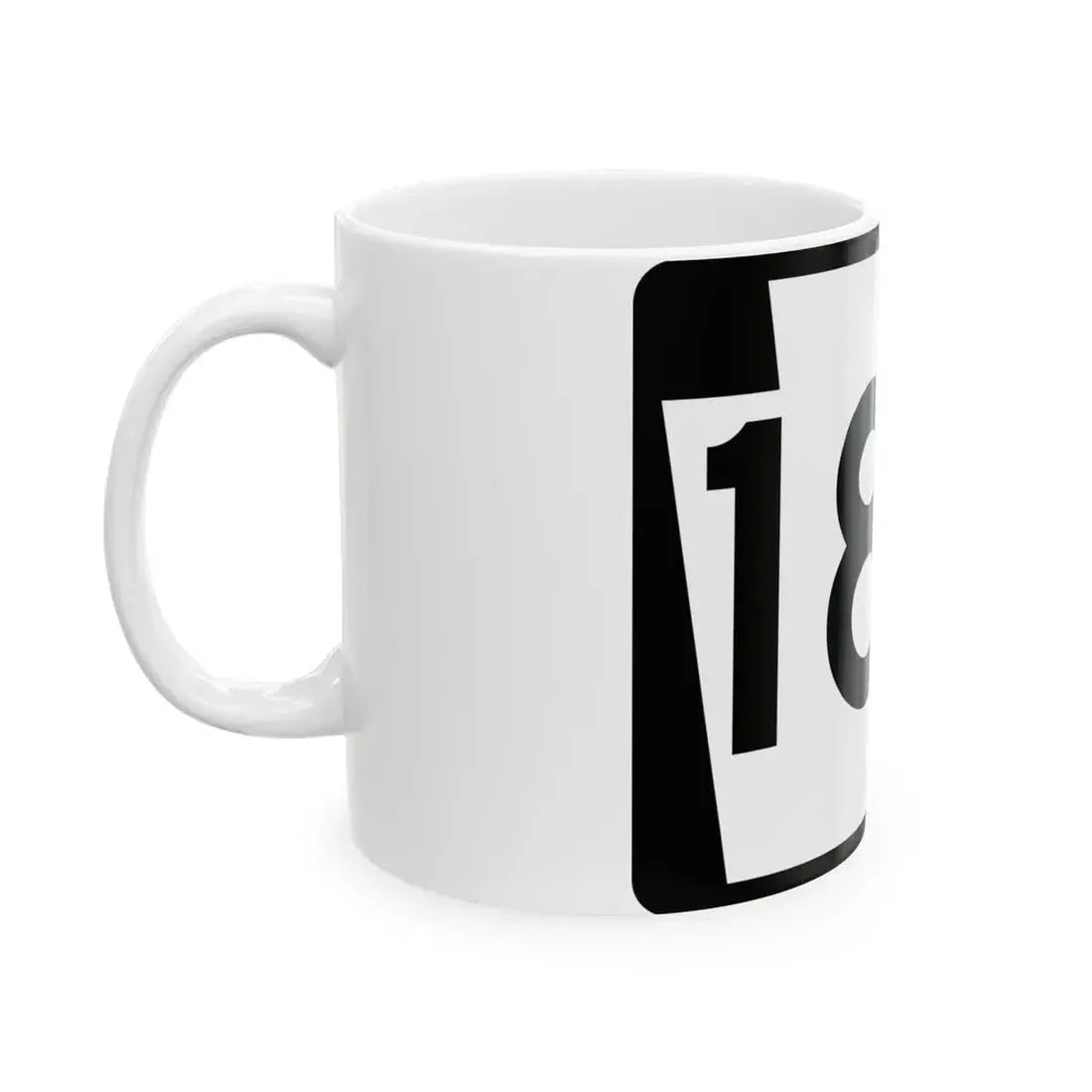 PA-180 (Pennsylvania) (Road Sign) White Coffee Mug - Go Mug Yourself
