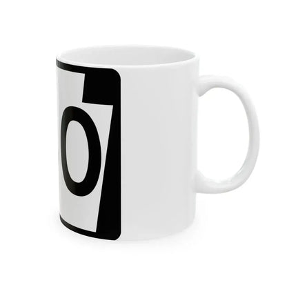 PA-180 (Pennsylvania) (Road Sign) White Coffee Mug - Go Mug Yourself