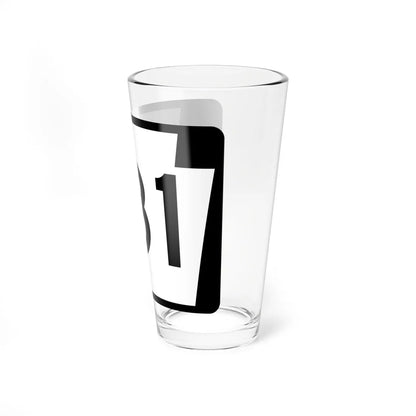 PA-181 (Pennsylvania) (Road Sign) Pint Glass 16oz - Go Mug Yourself