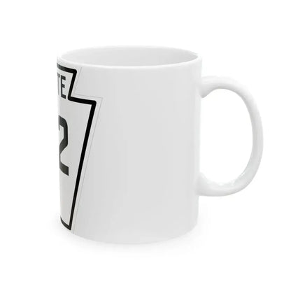 PA-182 1926 (Pennsylvania) (Road Sign) White Coffee Mug - Go Mug Yourself