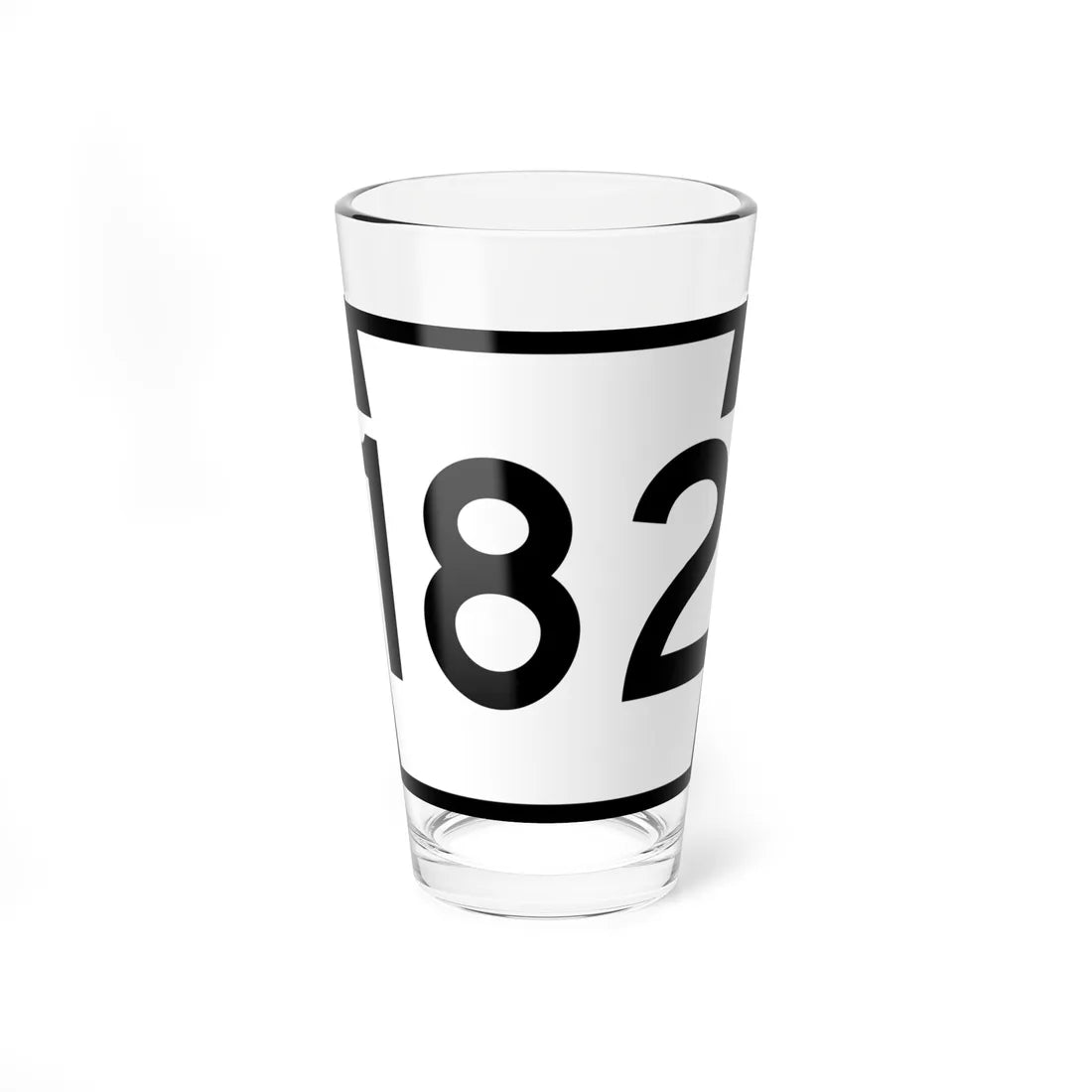 PA-182 (Pennsylvania) (Road Sign) Pint Glass 16oz - Go Mug Yourself