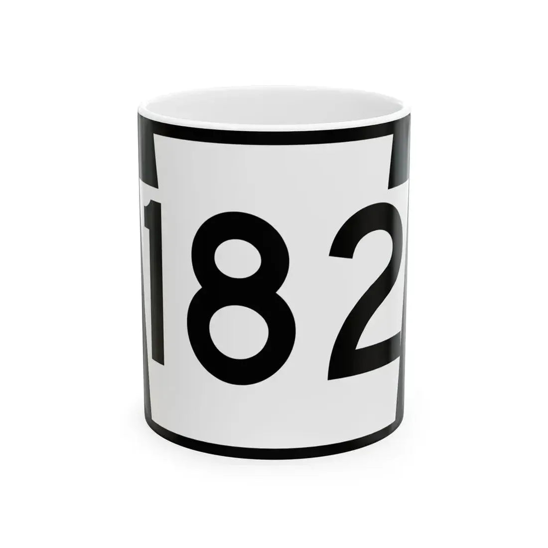 PA-182 (Pennsylvania) (Road Sign) White Coffee Mug 11oz - Go Mug Yourself