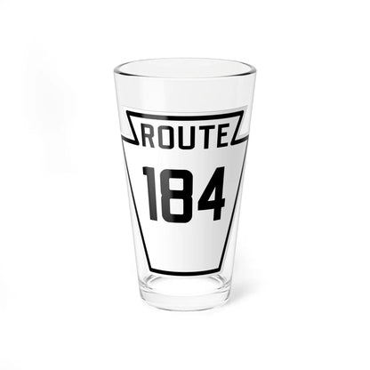 PA-184 1926 (Pennsylvania) (Road Sign) Pint Glass 16oz 16oz - Go Mug Yourself