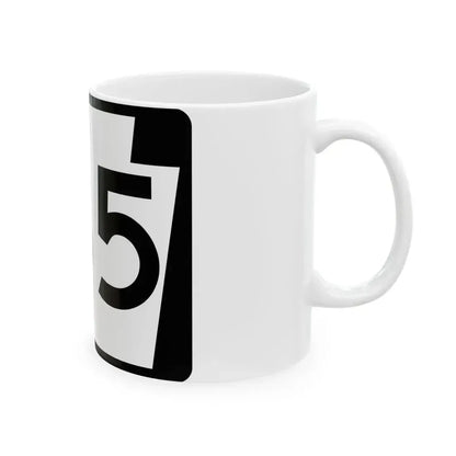 PA-185 (Pennsylvania) (Road Sign) White Coffee Mug - Go Mug Yourself