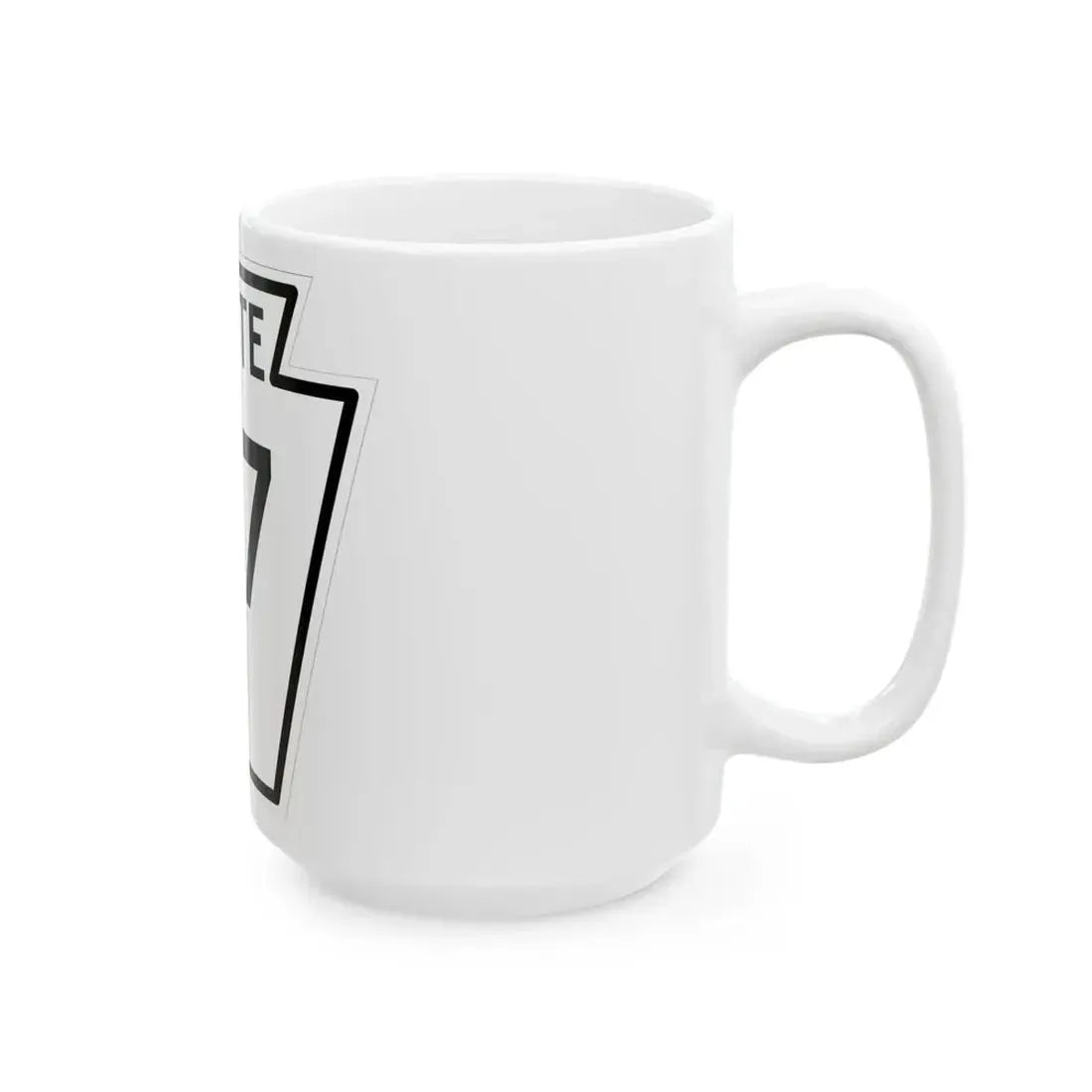 PA-187 1926 (Pennsylvania) (Road Sign) White Coffee Mug - Go Mug Yourself