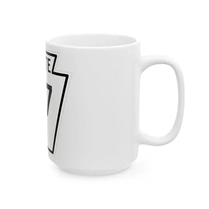 PA-187 1926 (Pennsylvania) (Road Sign) White Coffee Mug - Go Mug Yourself