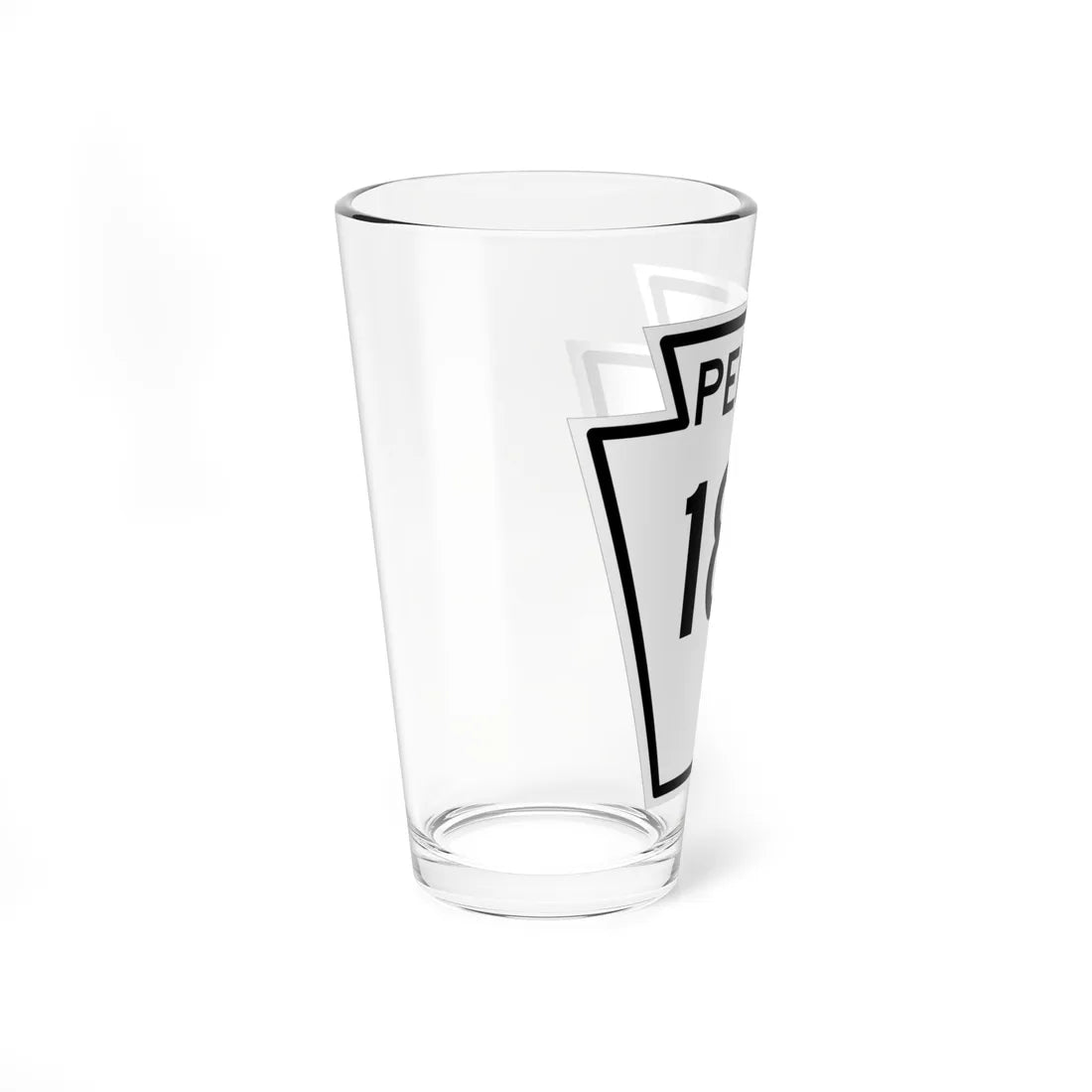 PA-187 1948 (Pennsylvania) (Road Sign) Pint Glass 16oz - Go Mug Yourself