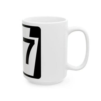 PA-187 (Pennsylvania) (Road Sign) White Coffee Mug - Go Mug Yourself