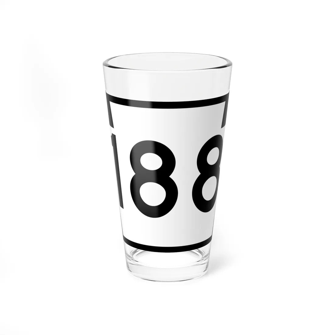 PA-188 (Pennsylvania) (Road Sign) Pint Glass 16oz 16oz - Go Mug Yourself