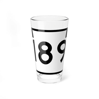 PA-189 (Pennsylvania) (Road Sign) Pint Glass 16oz 16oz - Go Mug Yourself
