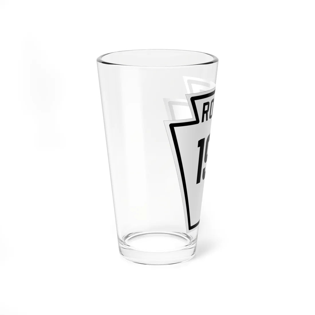 PA-190 1926 (Pennsylvania) (Road Sign) Pint Glass 16oz - Go Mug Yourself