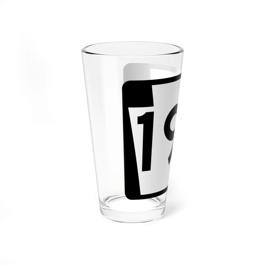 PA-190 (Pennsylvania) (Road Sign) Pint Glass 16oz - Go Mug Yourself