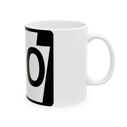 PA-190 (Pennsylvania) (Road Sign) White Coffee Mug - Go Mug Yourself