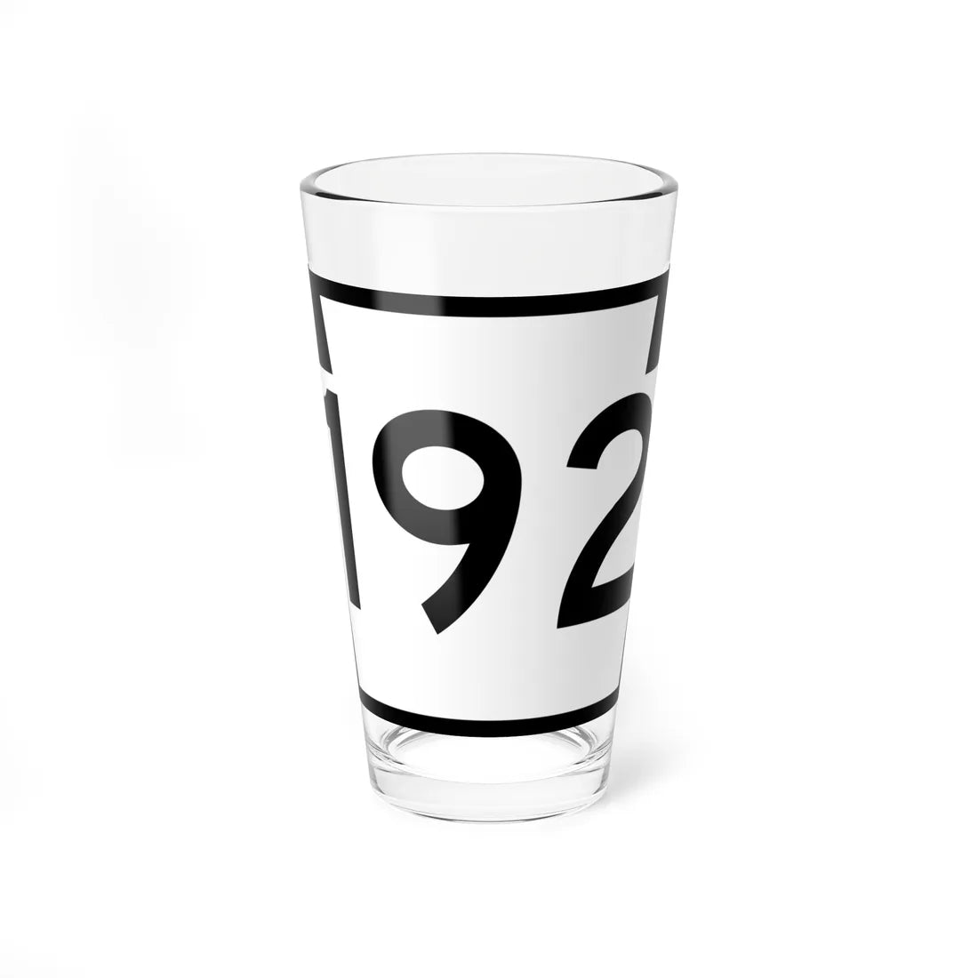 PA-192 (Pennsylvania) (Road Sign) Pint Glass 16oz 16oz - Go Mug Yourself