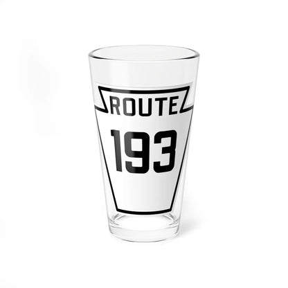 PA-193 1926 (Pennsylvania) (Road Sign) Pint Glass 16oz - Go Mug Yourself