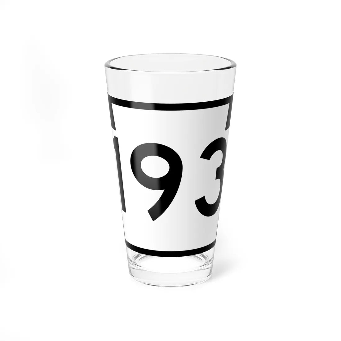 PA-193 (Pennsylvania) (Road Sign) Pint Glass 16oz 16oz - Go Mug Yourself