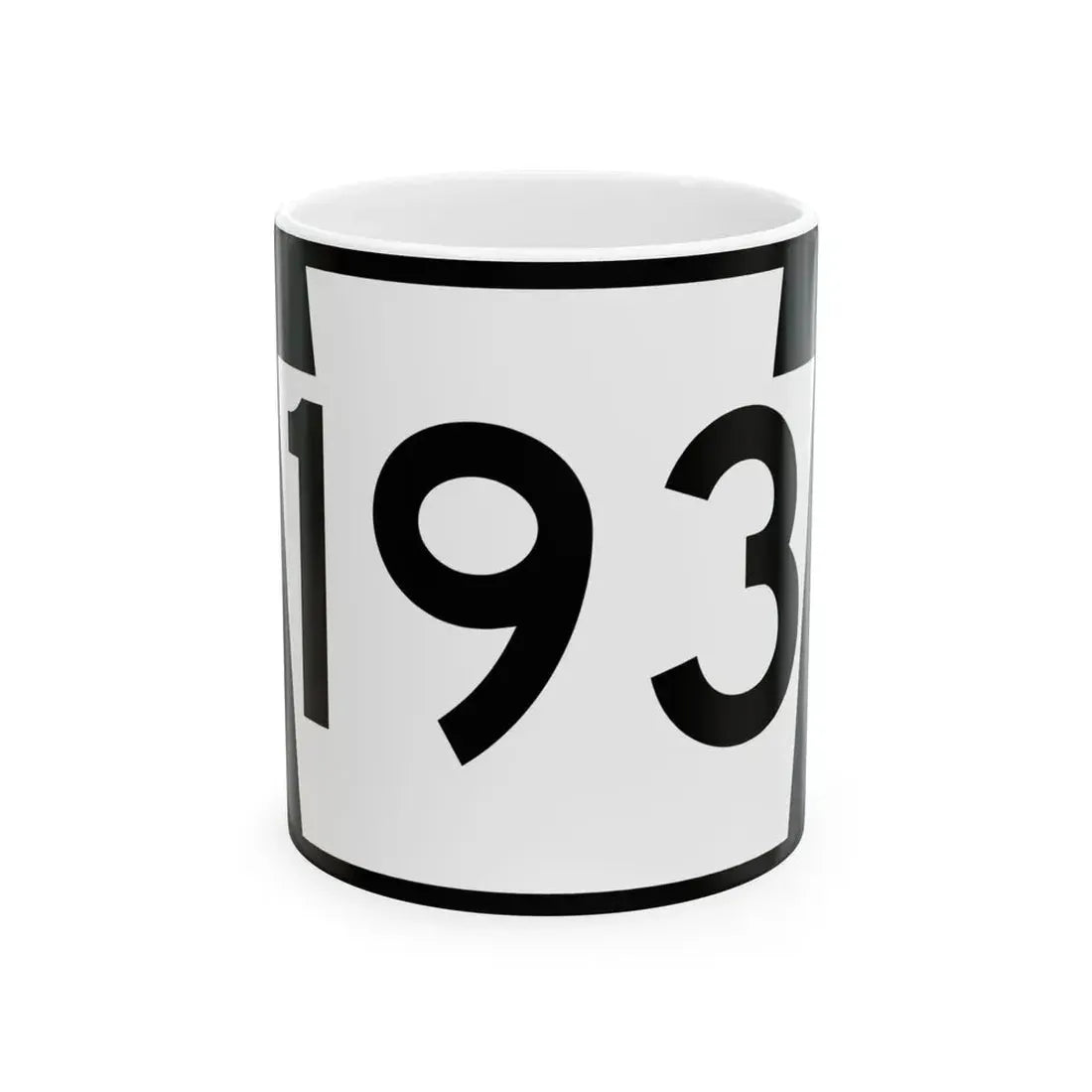 PA-193 (Pennsylvania) (Road Sign) White Coffee Mug 11oz - Go Mug Yourself