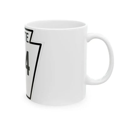 PA-194 1926 (Pennsylvania) (Road Sign) White Coffee Mug - Go Mug Yourself