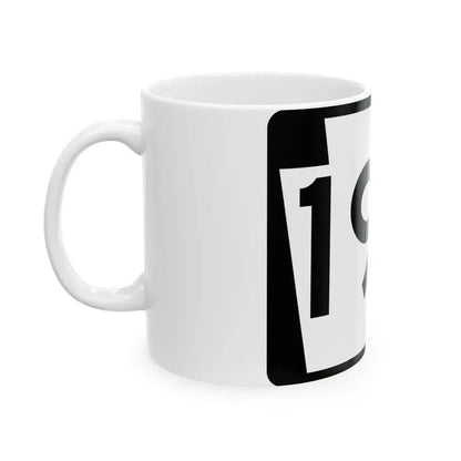 PA-194 (Pennsylvania) (Road Sign) White Coffee Mug - Go Mug Yourself