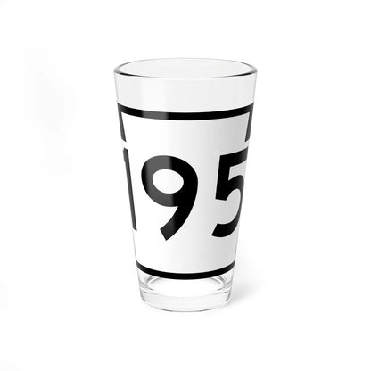 PA-195 (Pennsylvania) (Road Sign) Pint Glass 16oz 16oz - Go Mug Yourself