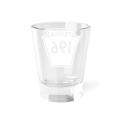PA-196 1948 (Pennsylvania) (Road Sign) Shot Glass 1.5oz - Go Mug Yourself