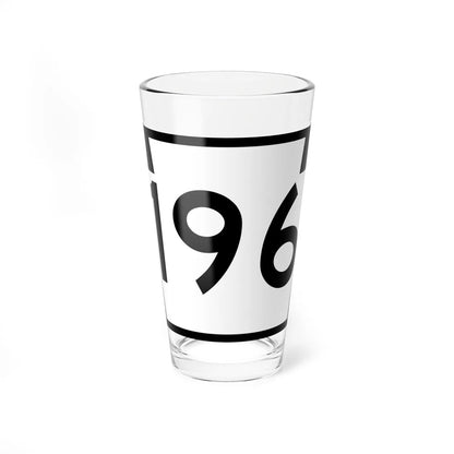 PA-196 (Pennsylvania) (Road Sign) Pint Glass 16oz - Go Mug Yourself