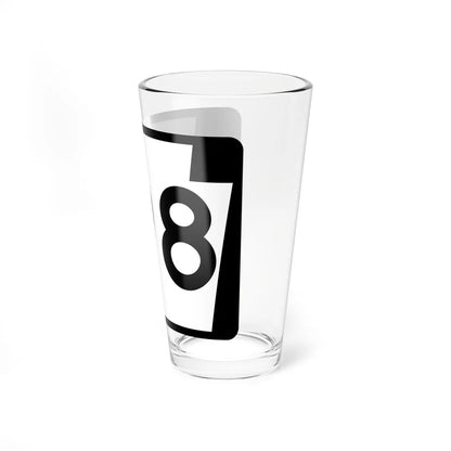 PA-198 (Pennsylvania) (Road Sign) Pint Glass 16oz - Go Mug Yourself