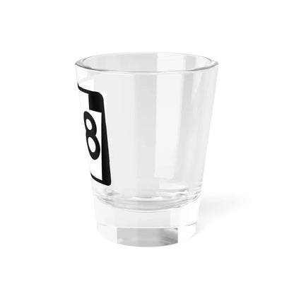 PA-198 (Pennsylvania) (Road Sign) Shot Glass 1.5oz - Go Mug Yourself