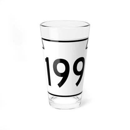 PA-199 1962 (Pennsylvania) (Road Sign) Pint Glass 16oz 16oz - Go Mug Yourself