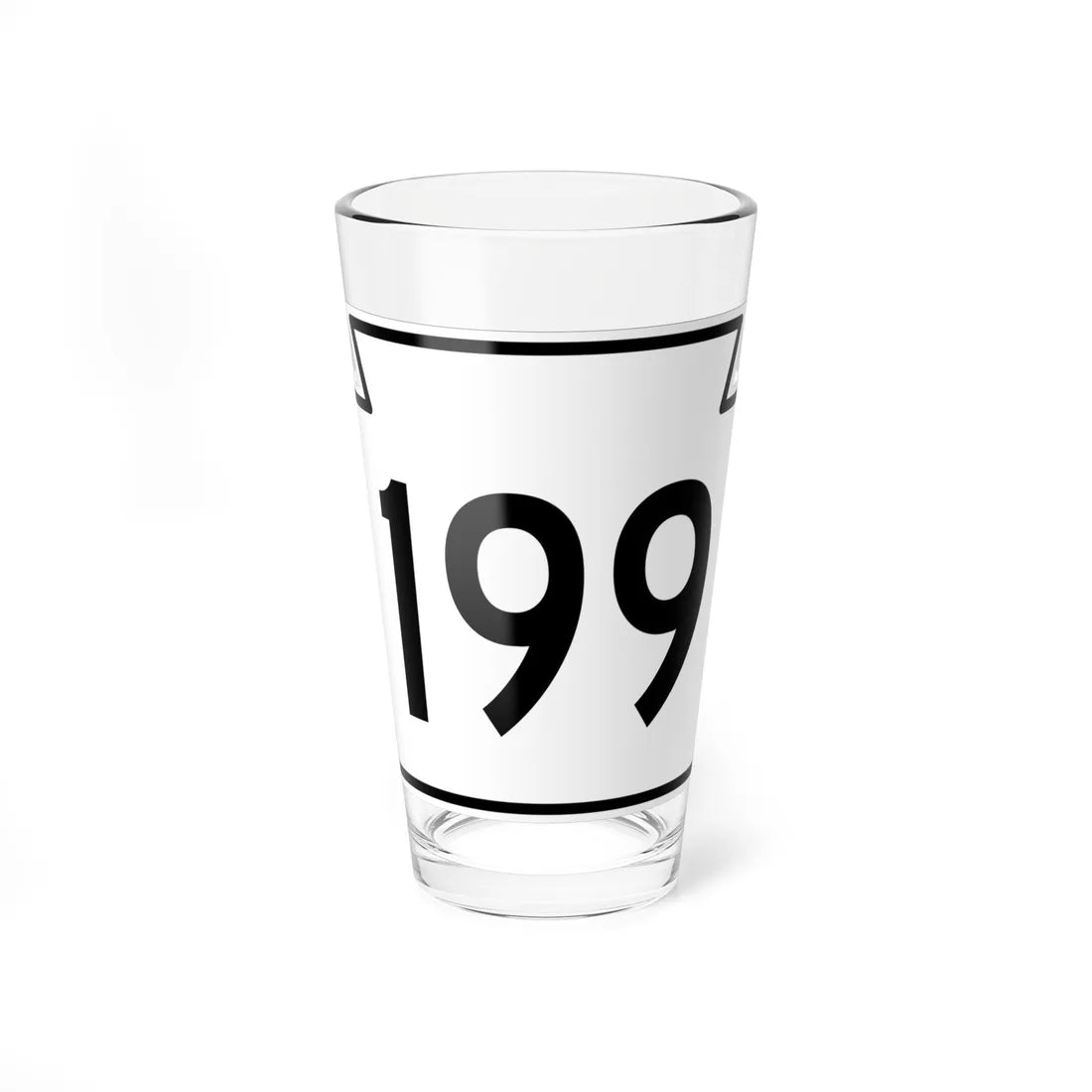 PA-199 1962 (Pennsylvania) (Road Sign) Pint Glass 16oz - Go Mug Yourself