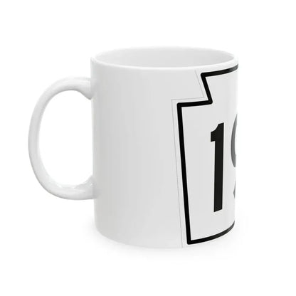 PA-199 1962 (Pennsylvania) (Road Sign) White Coffee Mug - Go Mug Yourself