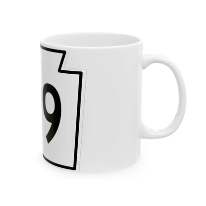 PA-199 1962 (Pennsylvania) (Road Sign) White Coffee Mug - Go Mug Yourself