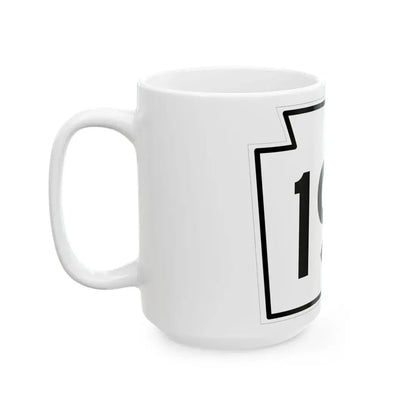 PA-199 1962 (Pennsylvania) (Road Sign) White Coffee Mug - Go Mug Yourself
