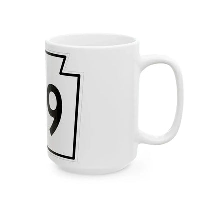 PA-199 1962 (Pennsylvania) (Road Sign) White Coffee Mug - Go Mug Yourself