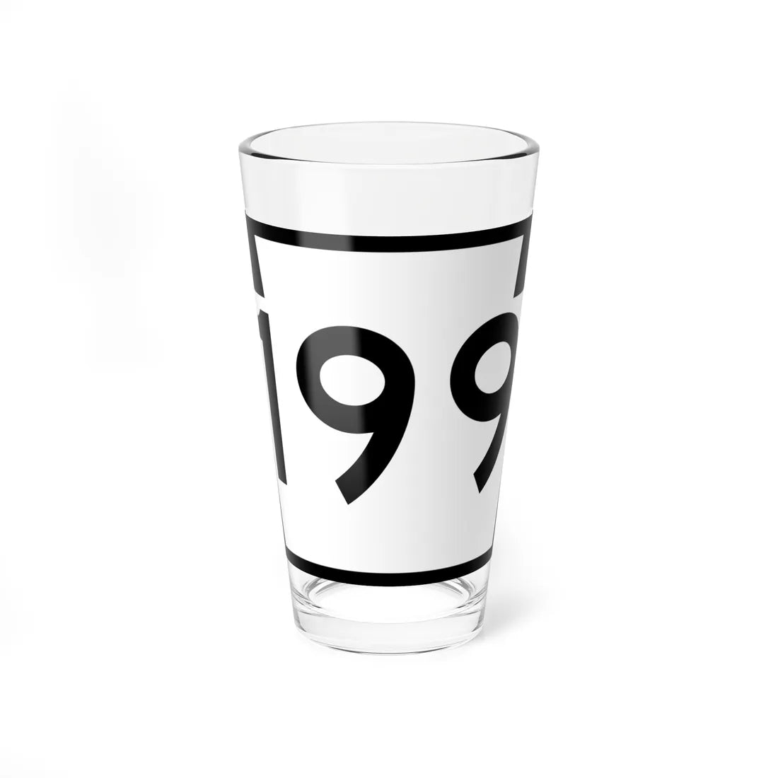 PA-199 (Pennsylvania) (Road Sign) Pint Glass 16oz 16oz - Go Mug Yourself