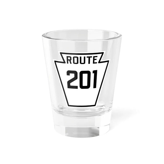 PA-201 1926 (Pennsylvania) (Road Sign) Shot Glass 1.5oz 1.5oz - Go Mug Yourself