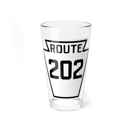 PA-202 1926 (Pennsylvania) (Road Sign) Pint Glass 16oz 16oz - Go Mug Yourself