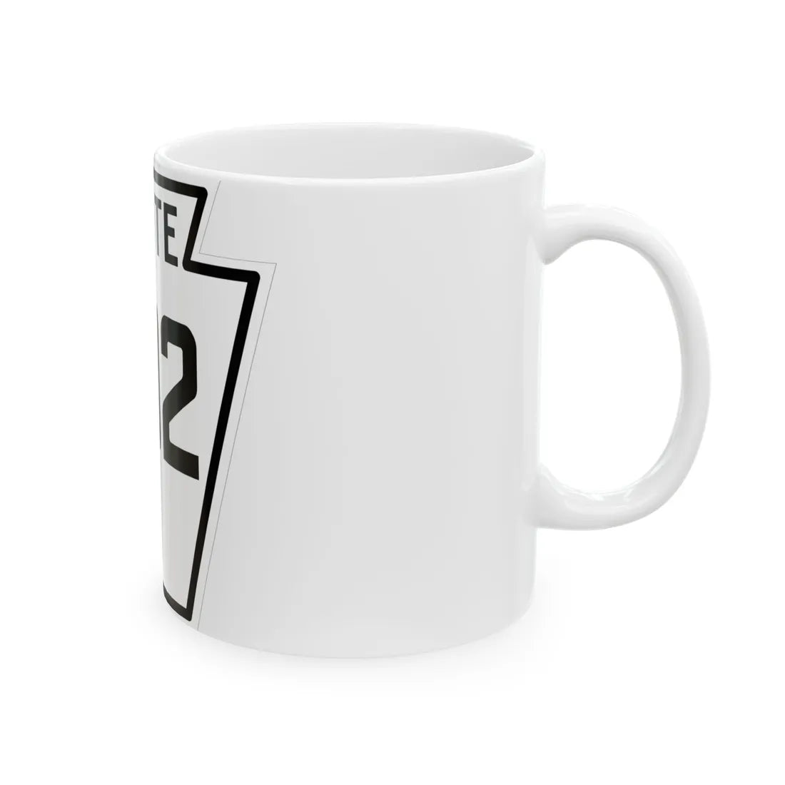 PA-202 1926 (Pennsylvania) (Road Sign) White Coffee Mug - Go Mug Yourself