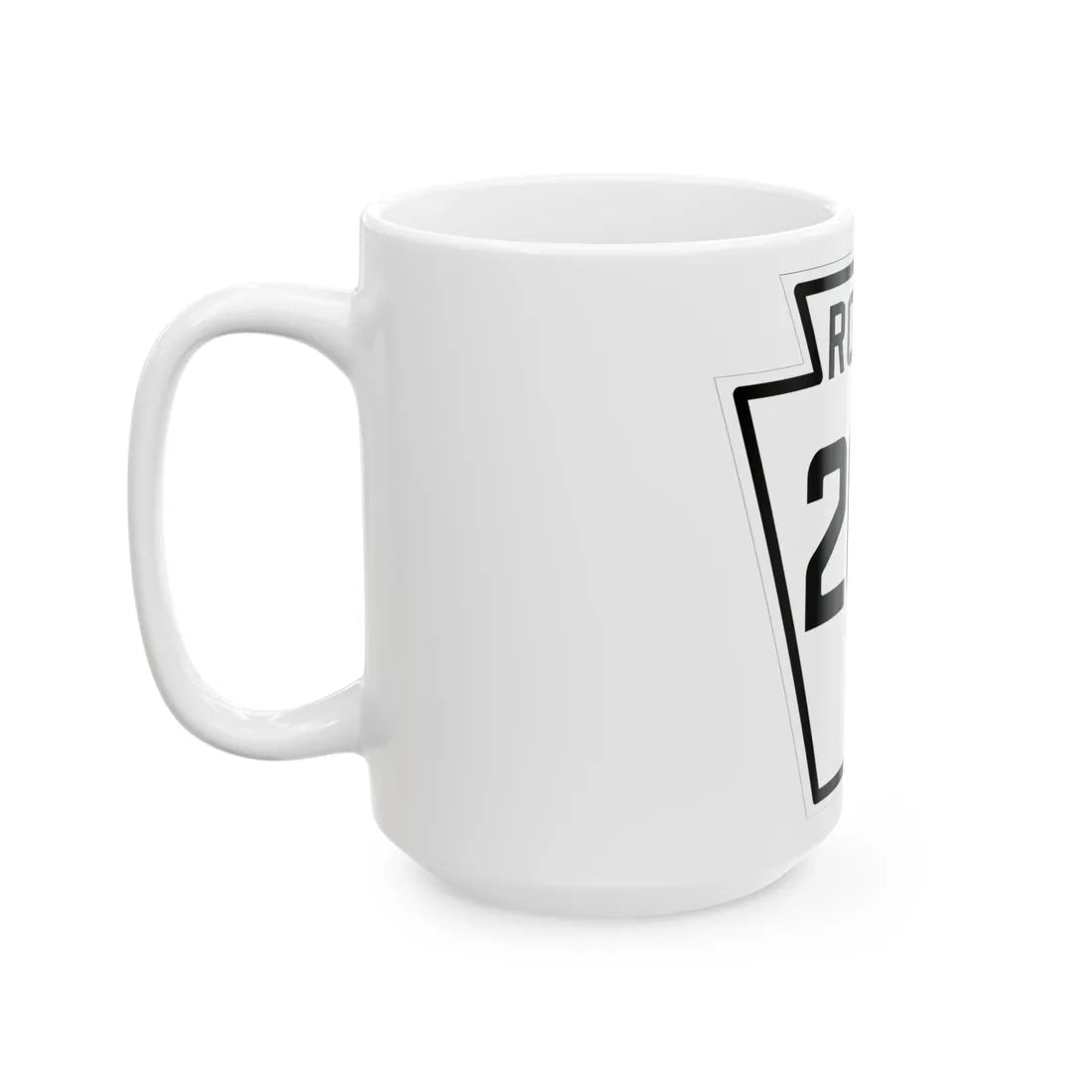 PA-202 1926 (Pennsylvania) (Road Sign) White Coffee Mug - Go Mug Yourself