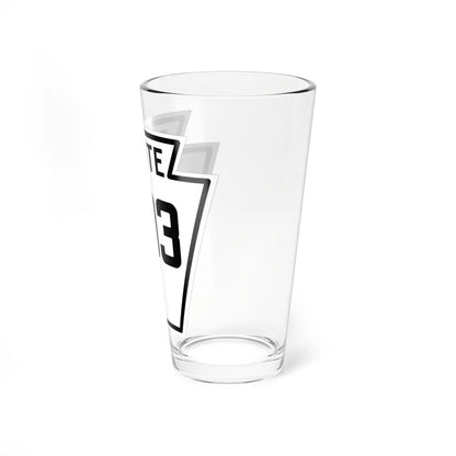 PA-203 1926 (Pennsylvania) (Road Sign) Pint Glass 16oz - Go Mug Yourself