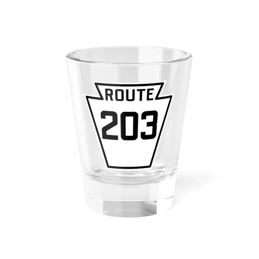 PA-203 1926 (Pennsylvania) (Road Sign) Shot Glass 1.5oz 1.5oz - Go Mug Yourself