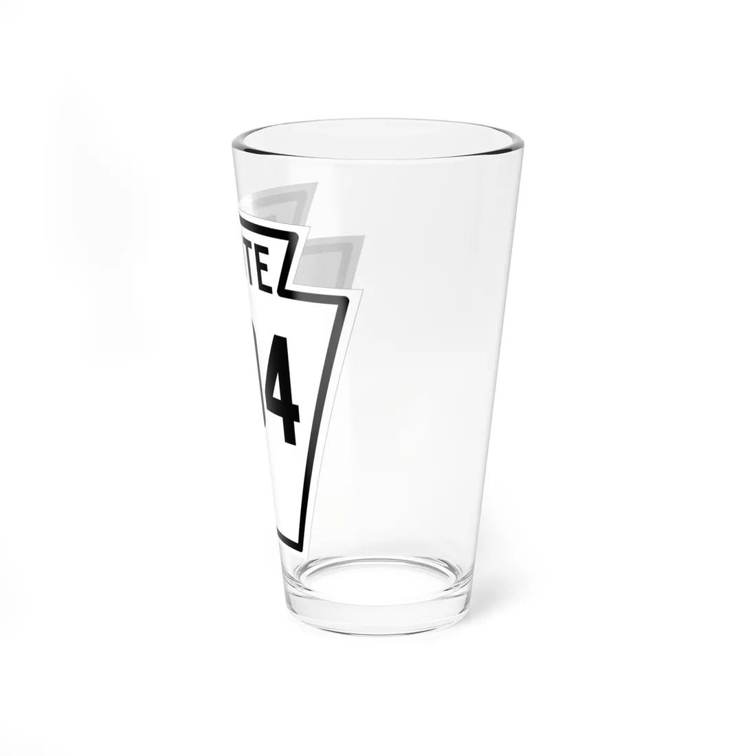 PA-204 1926 (Pennsylvania) (Road Sign) Pint Glass 16oz - Go Mug Yourself