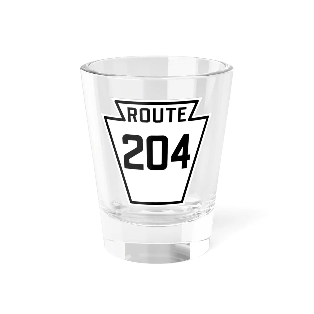 PA-204 1926 (Pennsylvania) (Road Sign) Shot Glass 1.5oz 1.5oz - Go Mug Yourself